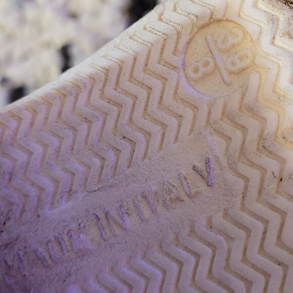 Bakers Gold Platform Lace Up Italy Ankle Chunky Heels - Picture 11 of 13